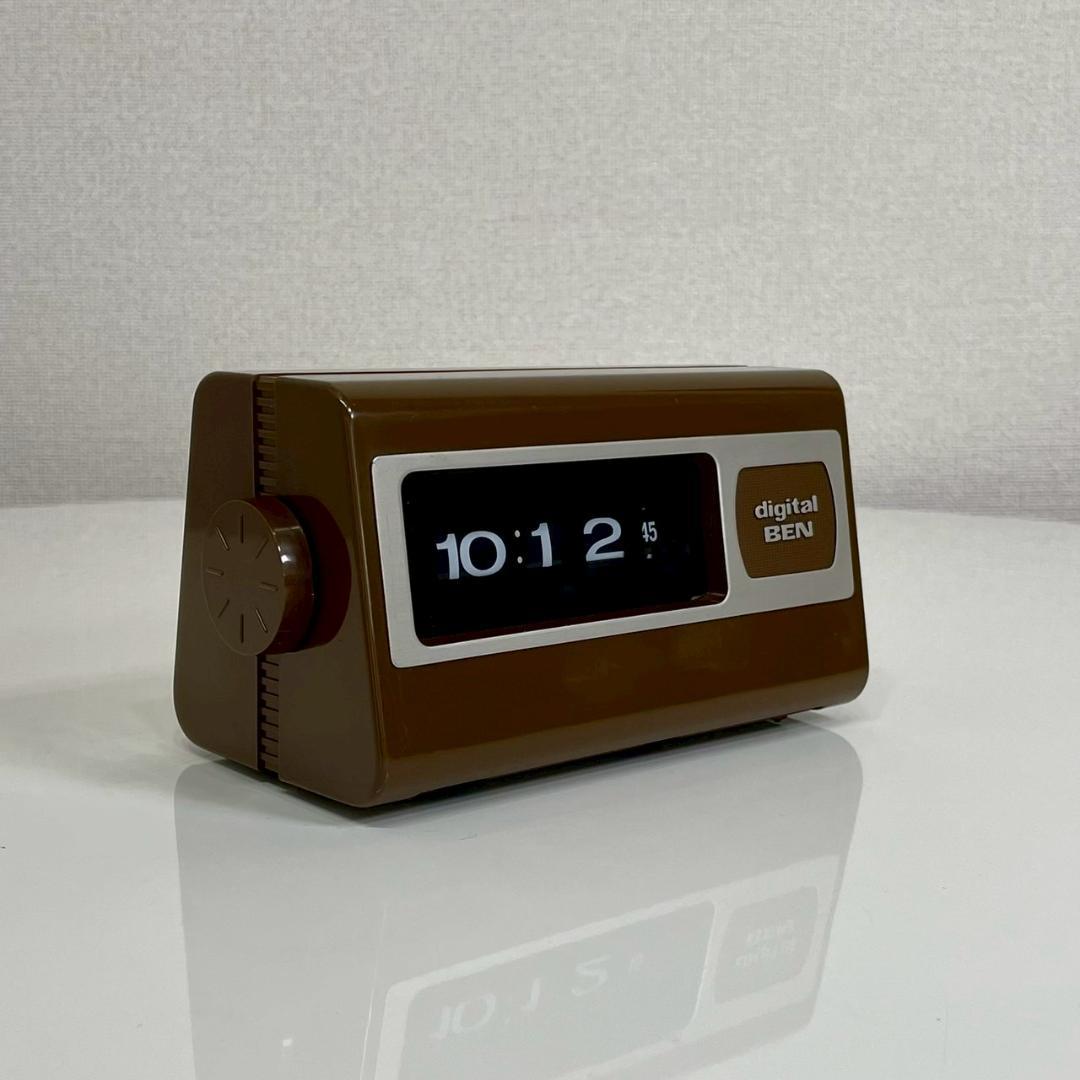 70's 堀田時計店 ドラムクロック 置時計 昭和レトロ 50Hz ヴィンテージ