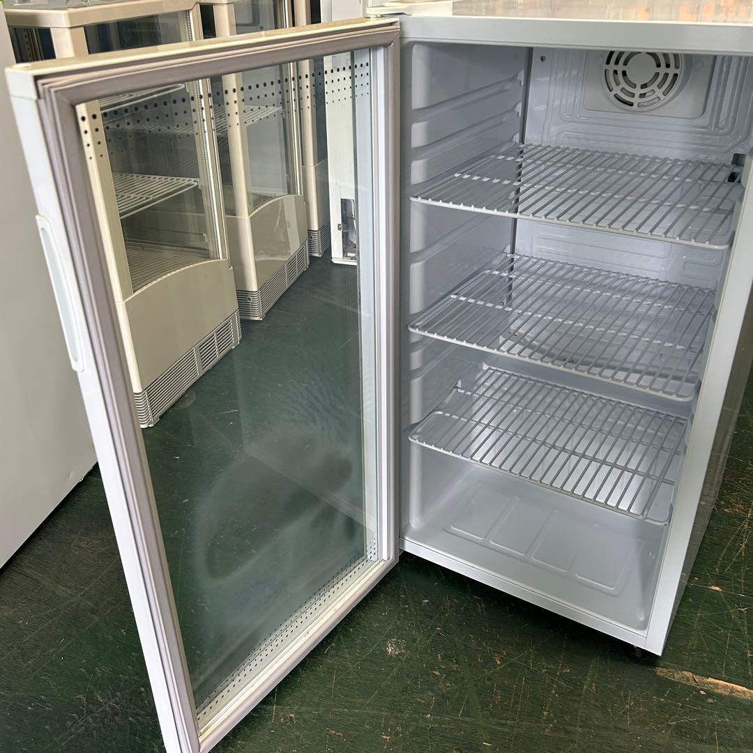 121業務用 冷蔵ショーケース オフィスコンビニ XW-105 左右開き 小型