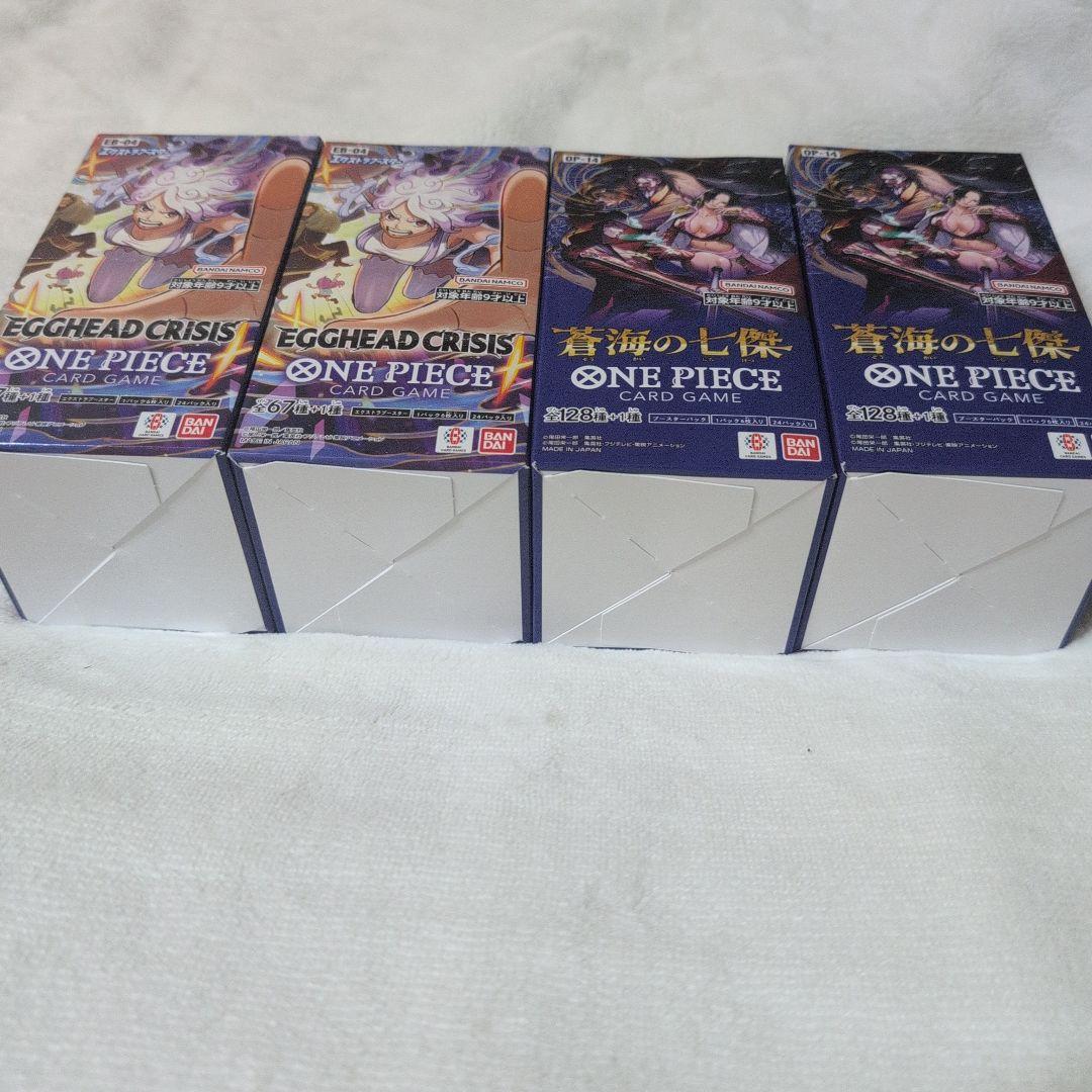 ❮ 未開封テープ付き!! ❯ EGGHEAD CRISIS 蒼海の七傑 4BOX