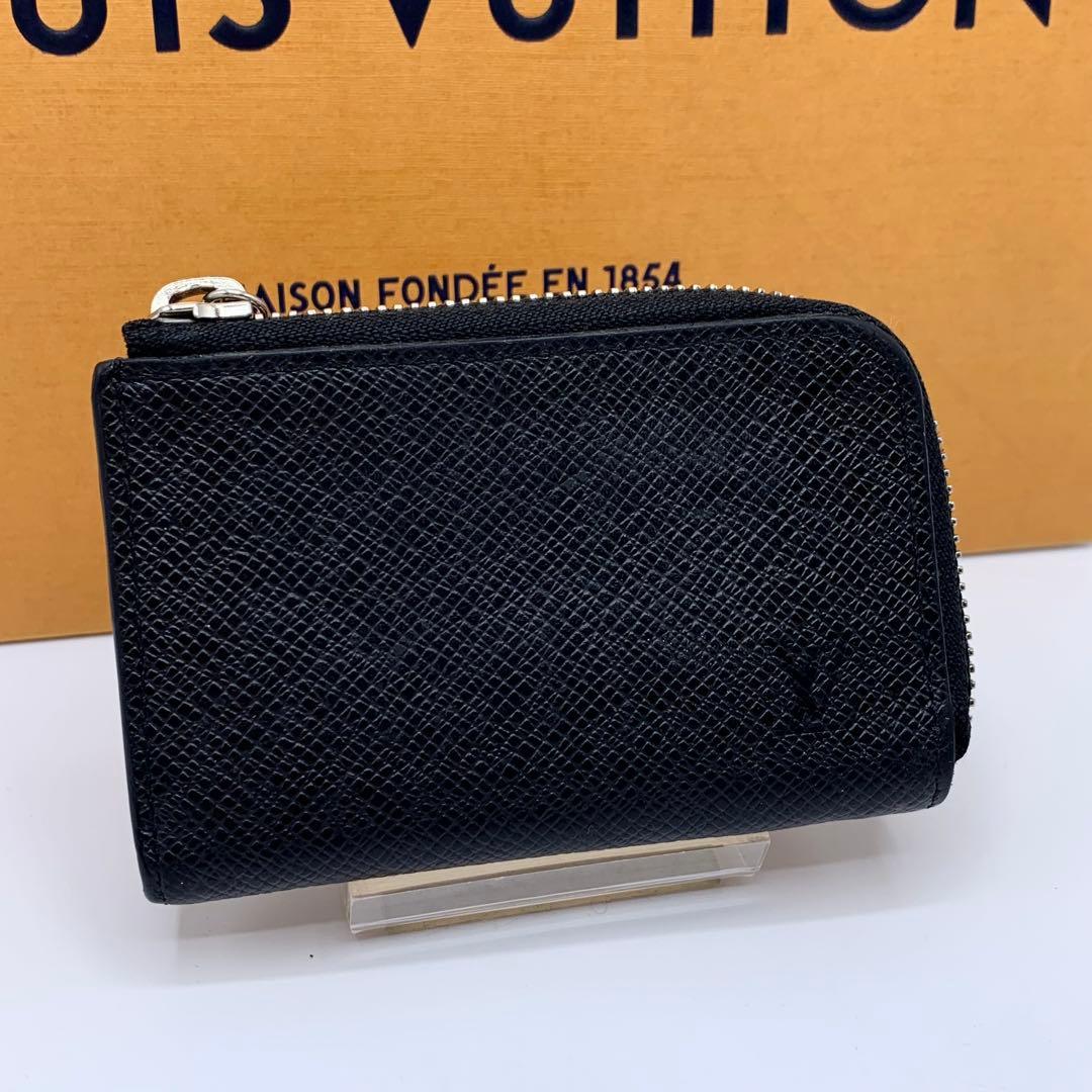 【美品】ルイヴィトン　ケース　ポルトモネジュール　ブラック　タイガ