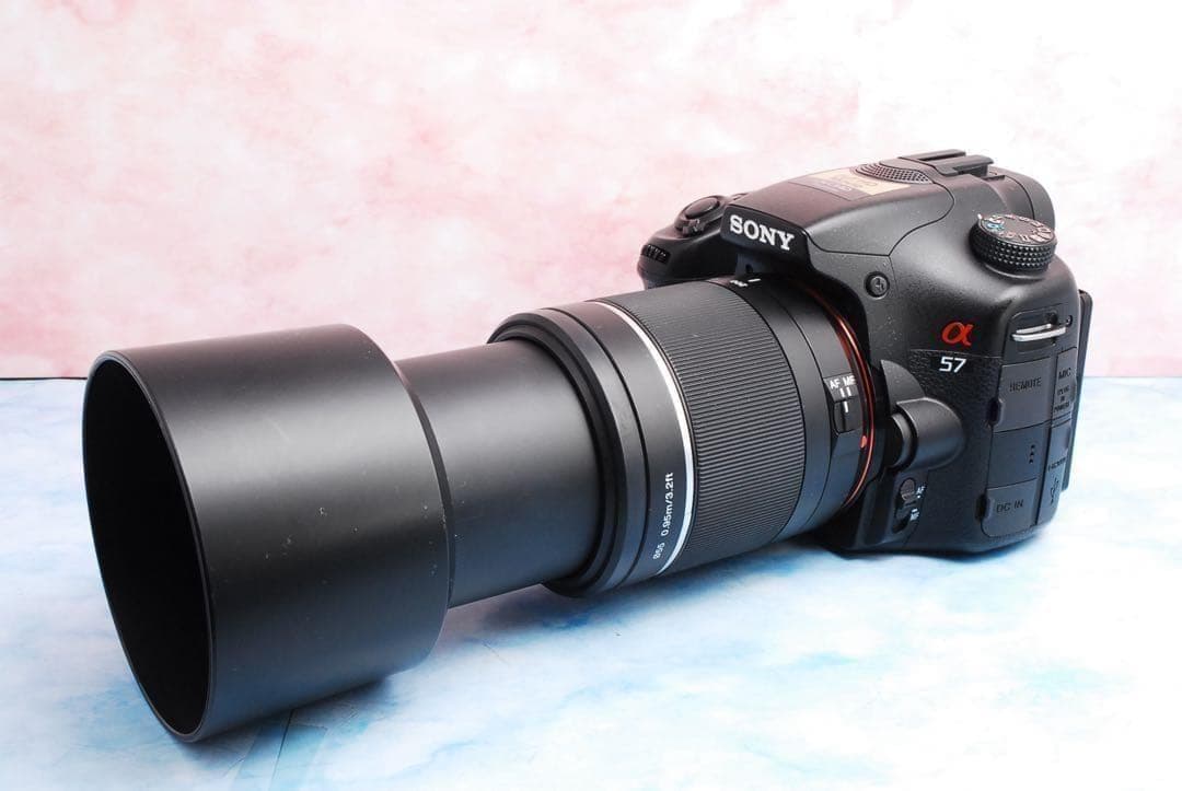 SONY α57☆一眼レフカメラ☆SLT-A57☆ショット数少☆Wレンズ