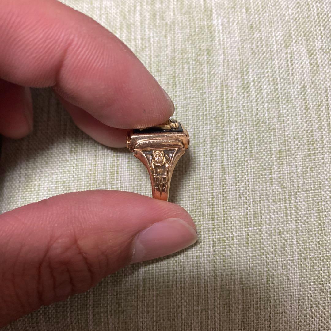 ヴィンテージ　カレッジリング　1942 10k college ring