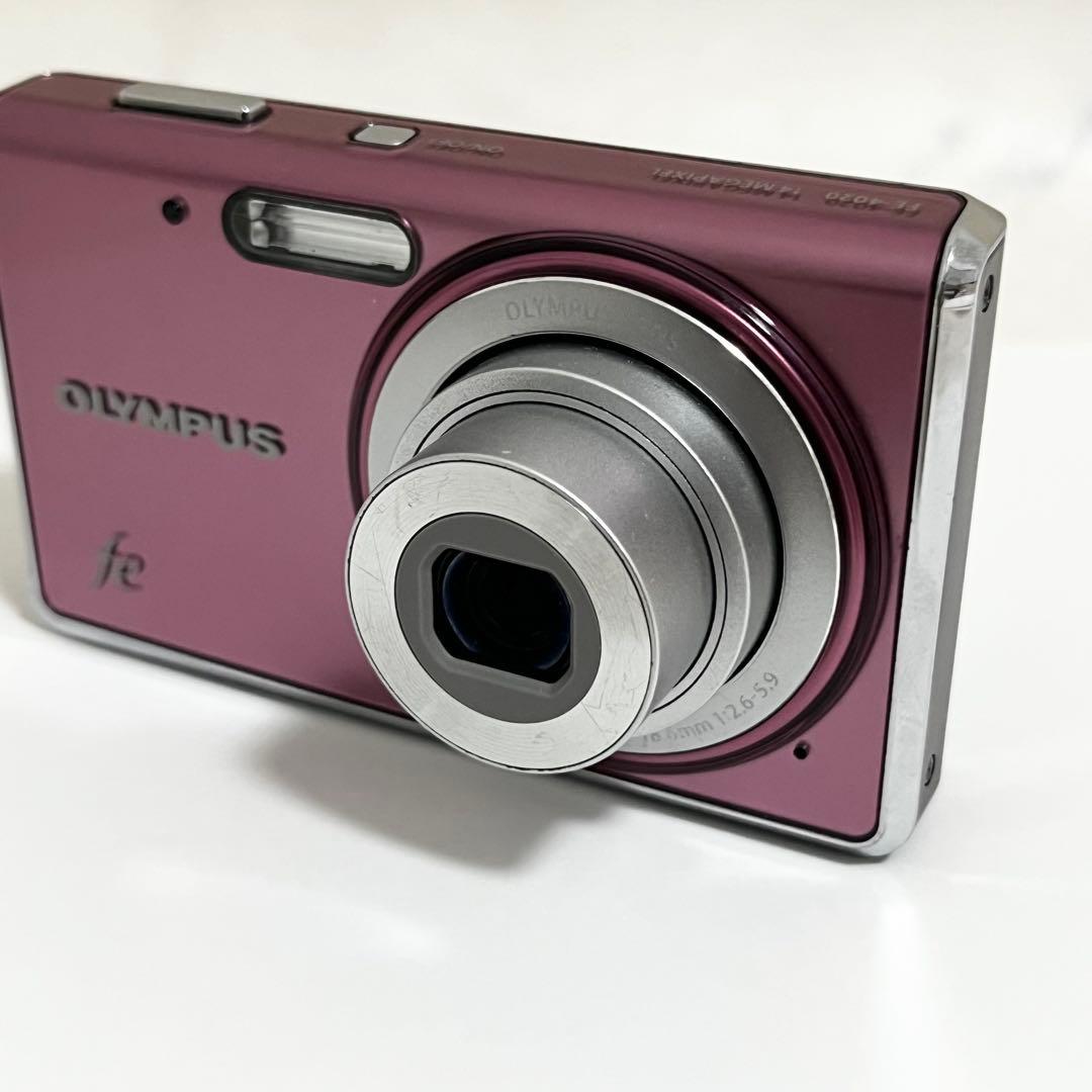 稼動品 OLYMPUS FE-4020 ピンク デジタルカメラ コンデジ