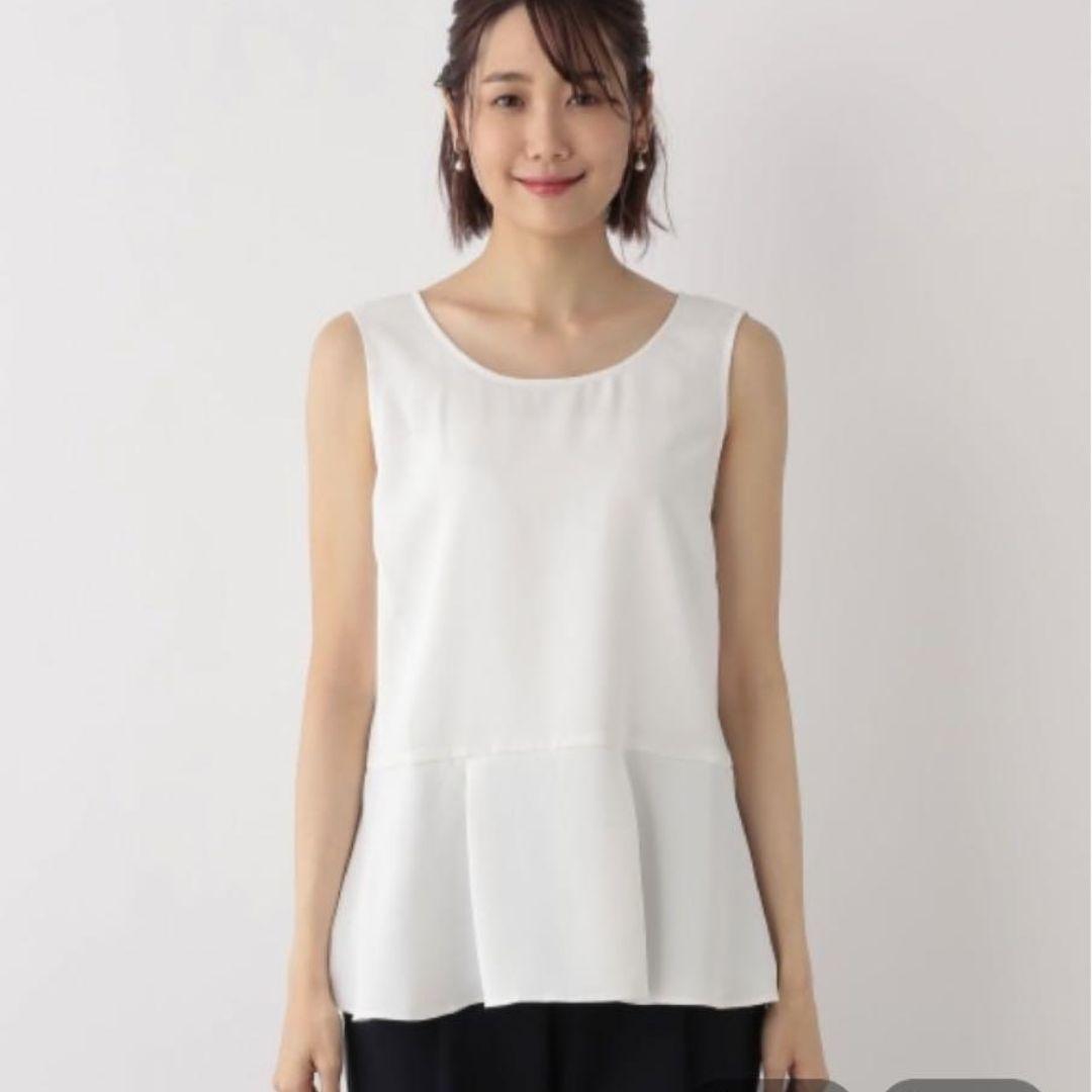 ◆限定◆GLOBAL WORKスゴラクカットブラウス・パンツ3セット　ネイビーＬ