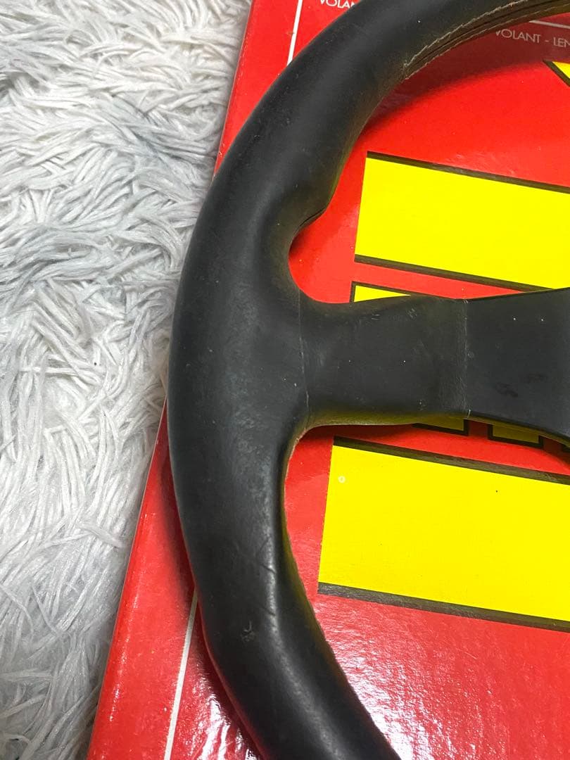 MOMO CORSE 350mm レザーステアリング　即決大歓迎