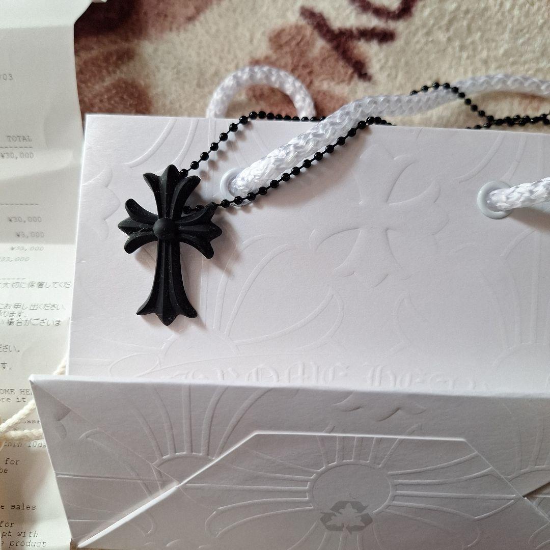 犬*郎様 ラバー クロスネックレス 十字架 ブラック シリコン ロング ユニセッ