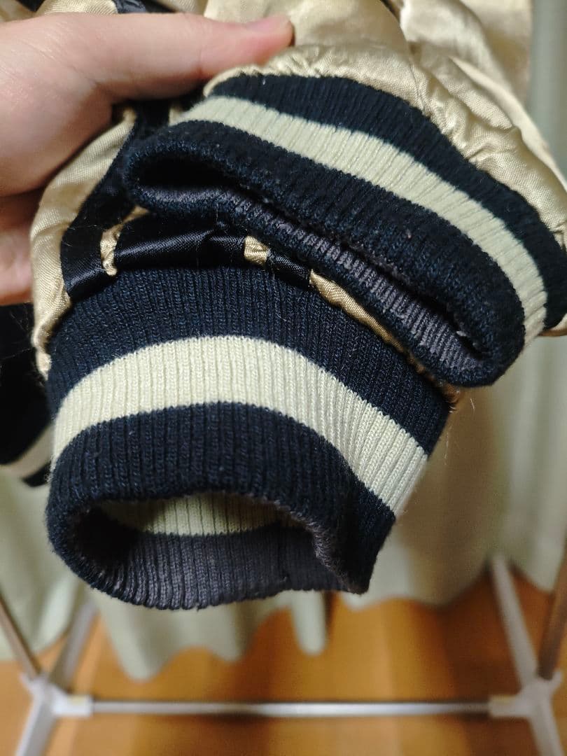 花旅楽団 スカジャン フォックス 月紅葉狐柄 刺繍 リバーシブル 和柄 Lサイズ