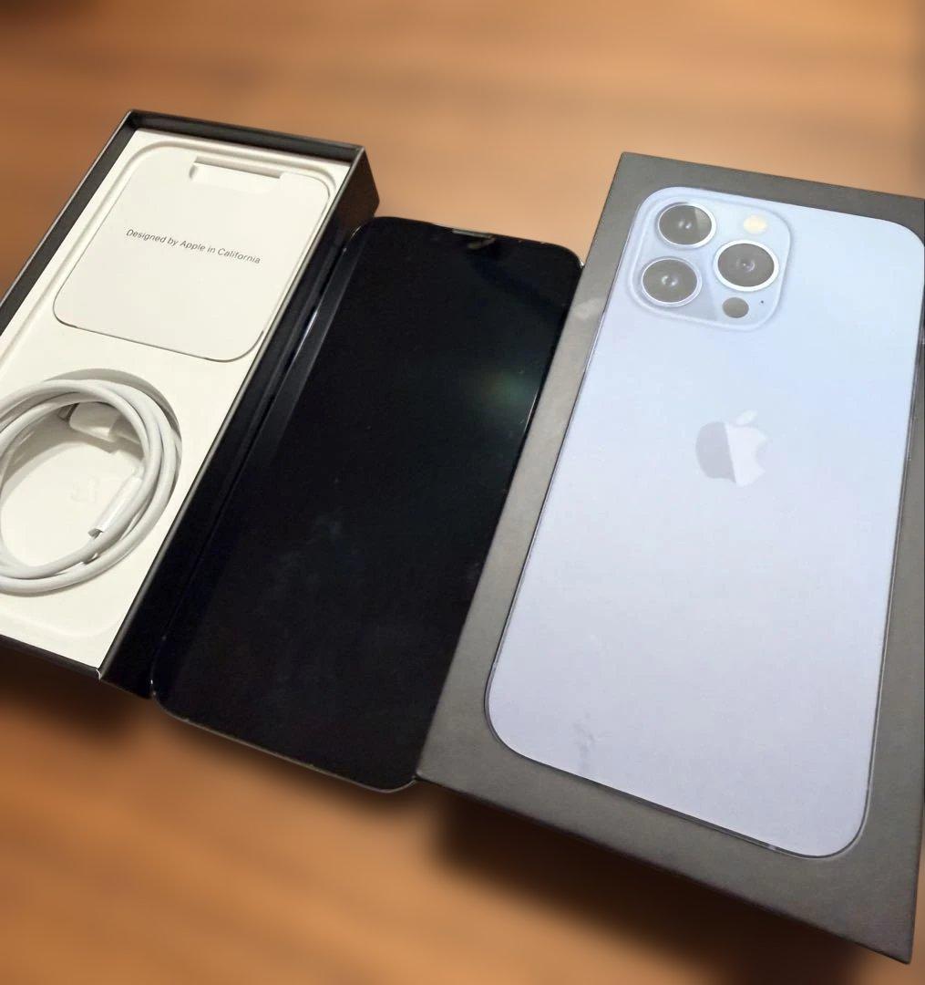 【良品／付属品完備】iPhone13Pro 128GB シエラブルーSIMフリー