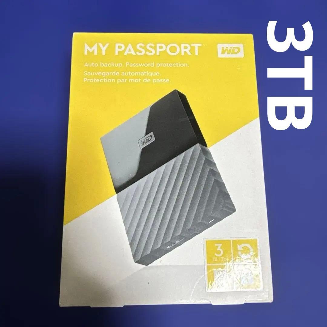 新品未使用　3TB ハードディスク　WD マイパスポート