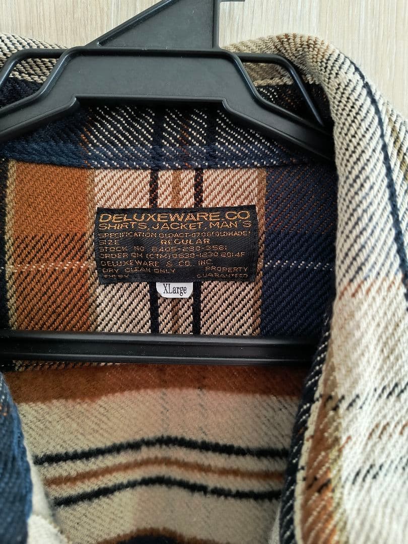 r*2様 DELUXEWARE HV-53 XL ネルシャツ