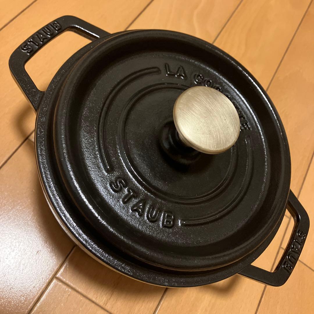 ストウブ STAUB ピコ ココット ラウンド 16cm ブラック 黒 IH対応