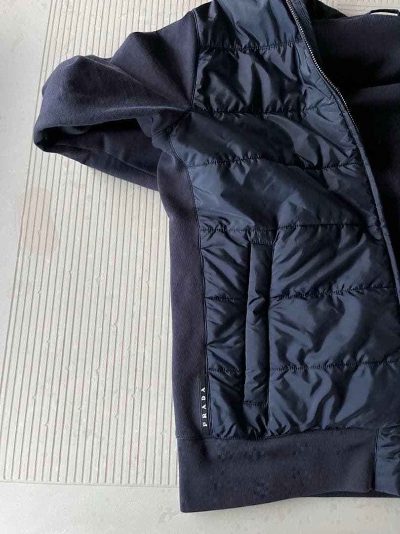 PRADA ネイビー　メンズ　ジャケット