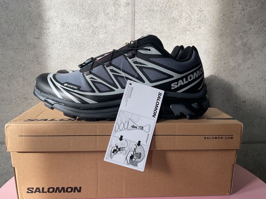 もちこもち SALOMON XT-6 GORE-TEX ブラック