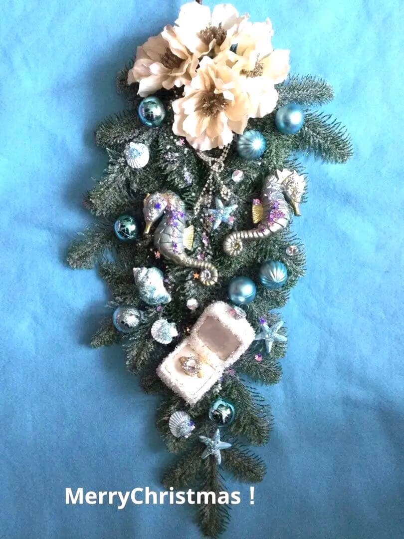 クリスマスリース　スワッグ　Willyoumarryme？