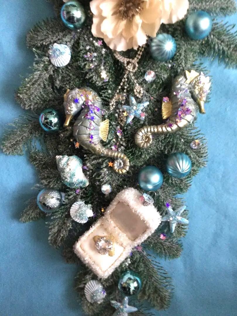 クリスマスリース　スワッグ　Willyoumarryme？