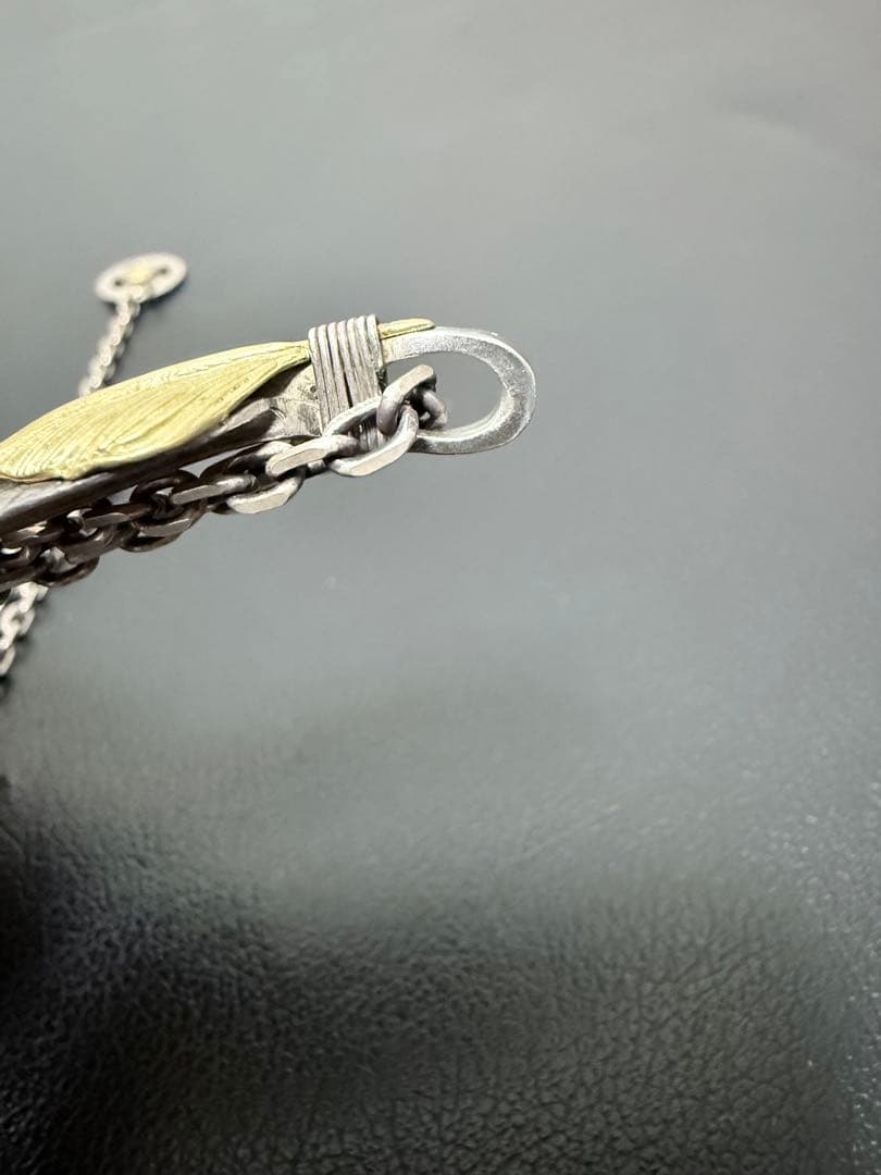 ゴローズ　上金特大フェザーOLD　右向き チェーン　ホイール　フック付き