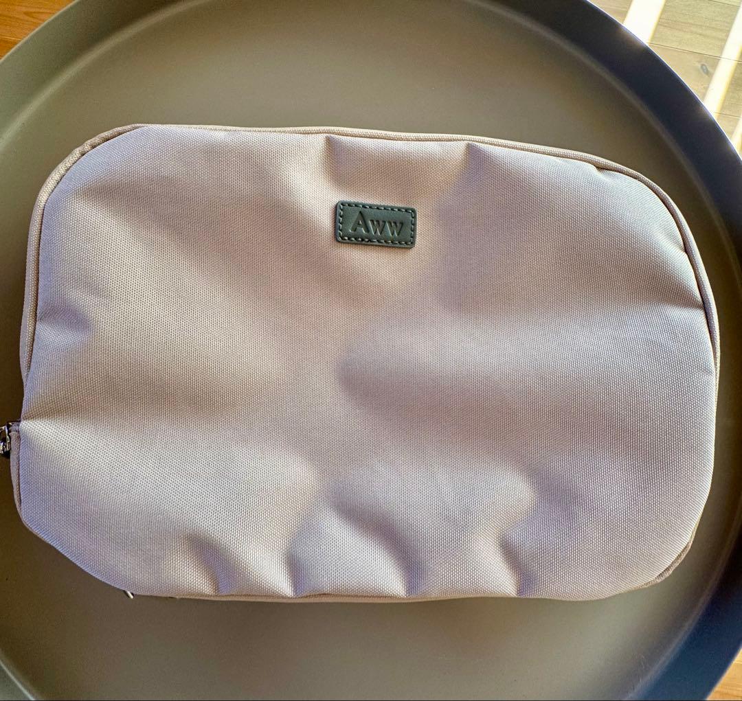 aww サボテンレザーボストンバッグ 圧縮パッキングキューブ ２点セット