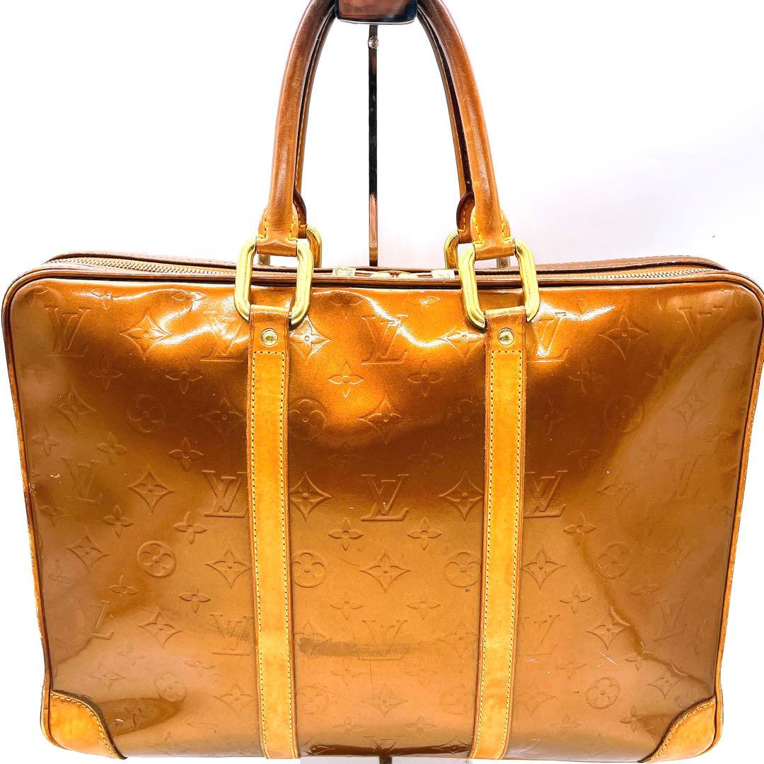 レア品　LOUIS VUITTON ヴェルニ ヴァンダム レザー ビジネスバッグ