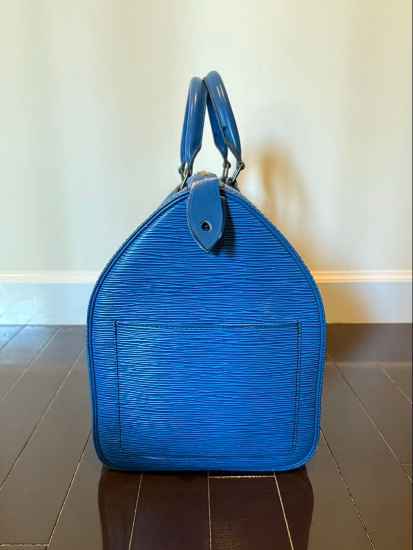 ルイヴィトン エピ ブルー スピーディー 35 ボストンバッグ