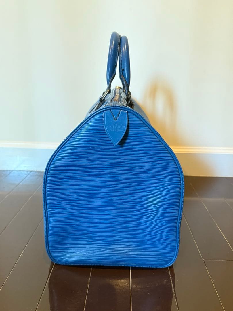 ルイヴィトン エピ ブルー スピーディー 35 ボストンバッグ