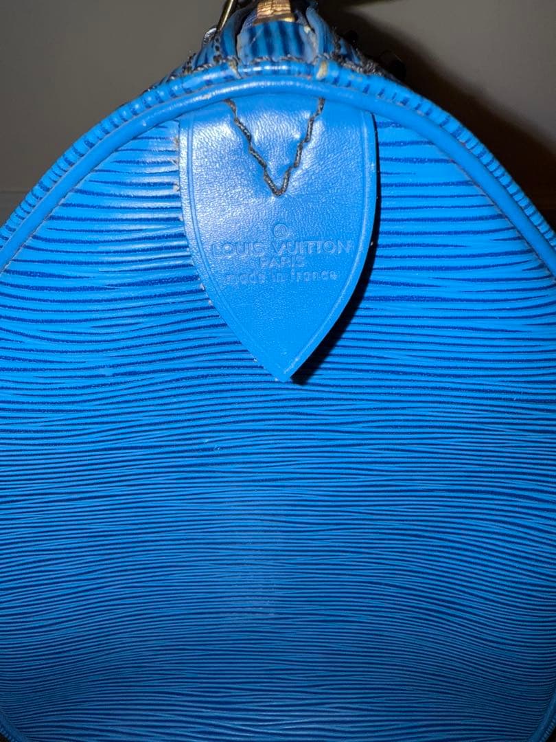 ルイヴィトン エピ ブルー スピーディー 35 ボストンバッグ