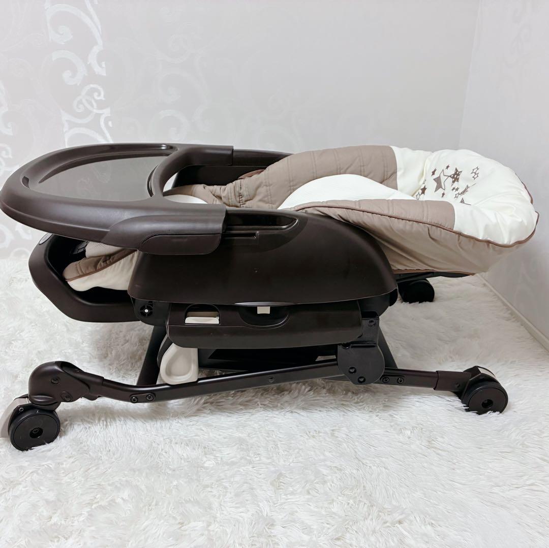 【良品】Combi コンビ ネムリラAT 新生児 自動 ハイローチェア
