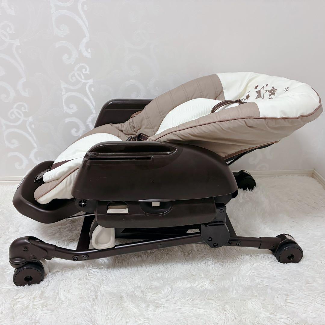 【良品】Combi コンビ ネムリラAT 新生児 自動 ハイローチェア