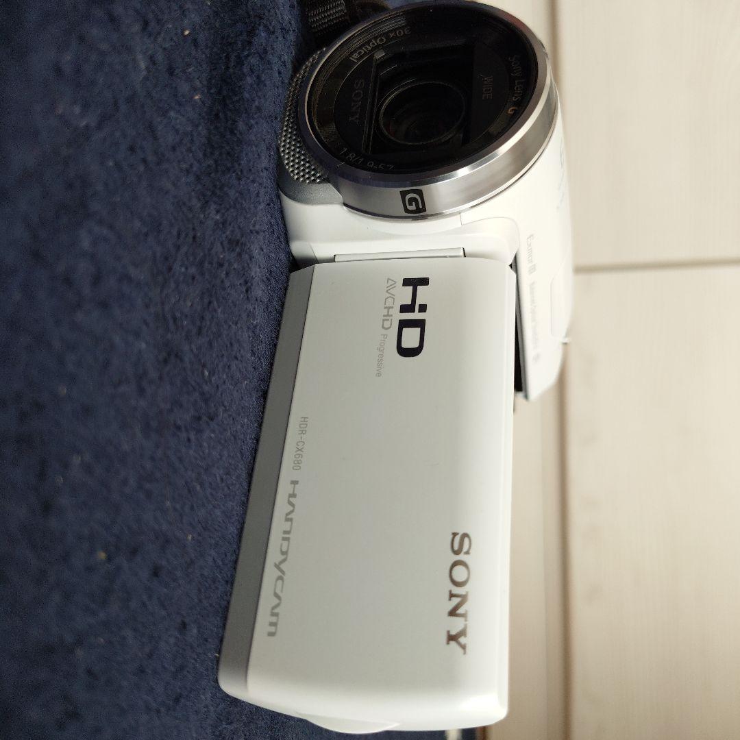 【美品】SONY ハンディカム CX680 ホワイト