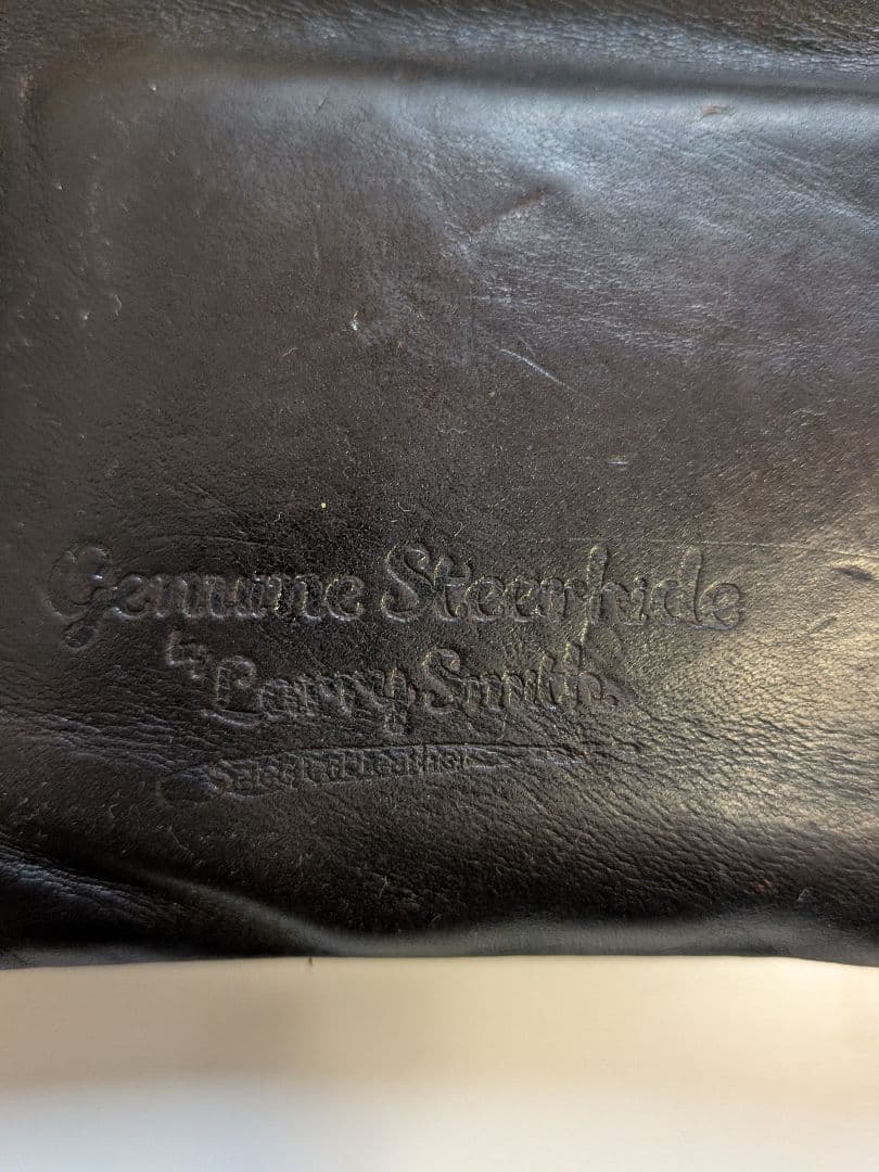 LARRY SMITH ダークブラウン小型財布 ラリースミス