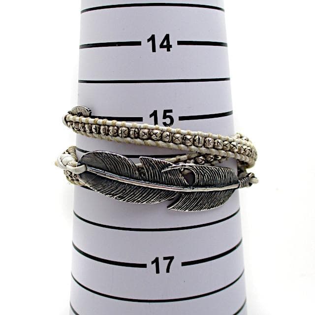 エムコーエン M.Cohen 羽根モチーフ フェザーブレスレット 925