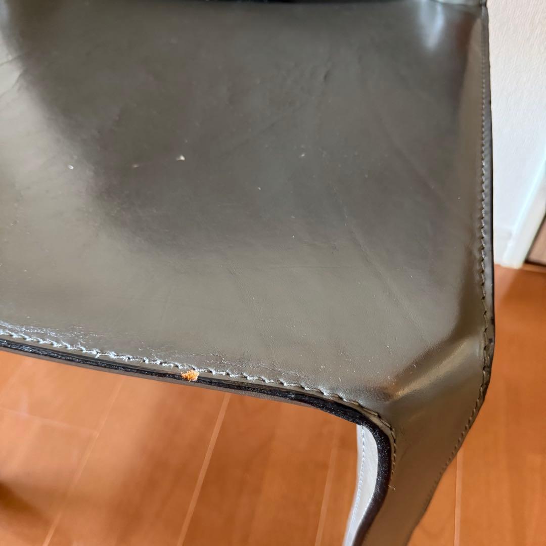 cassina カッシーナ 412 本革 ダイニングチェア ②セット売り