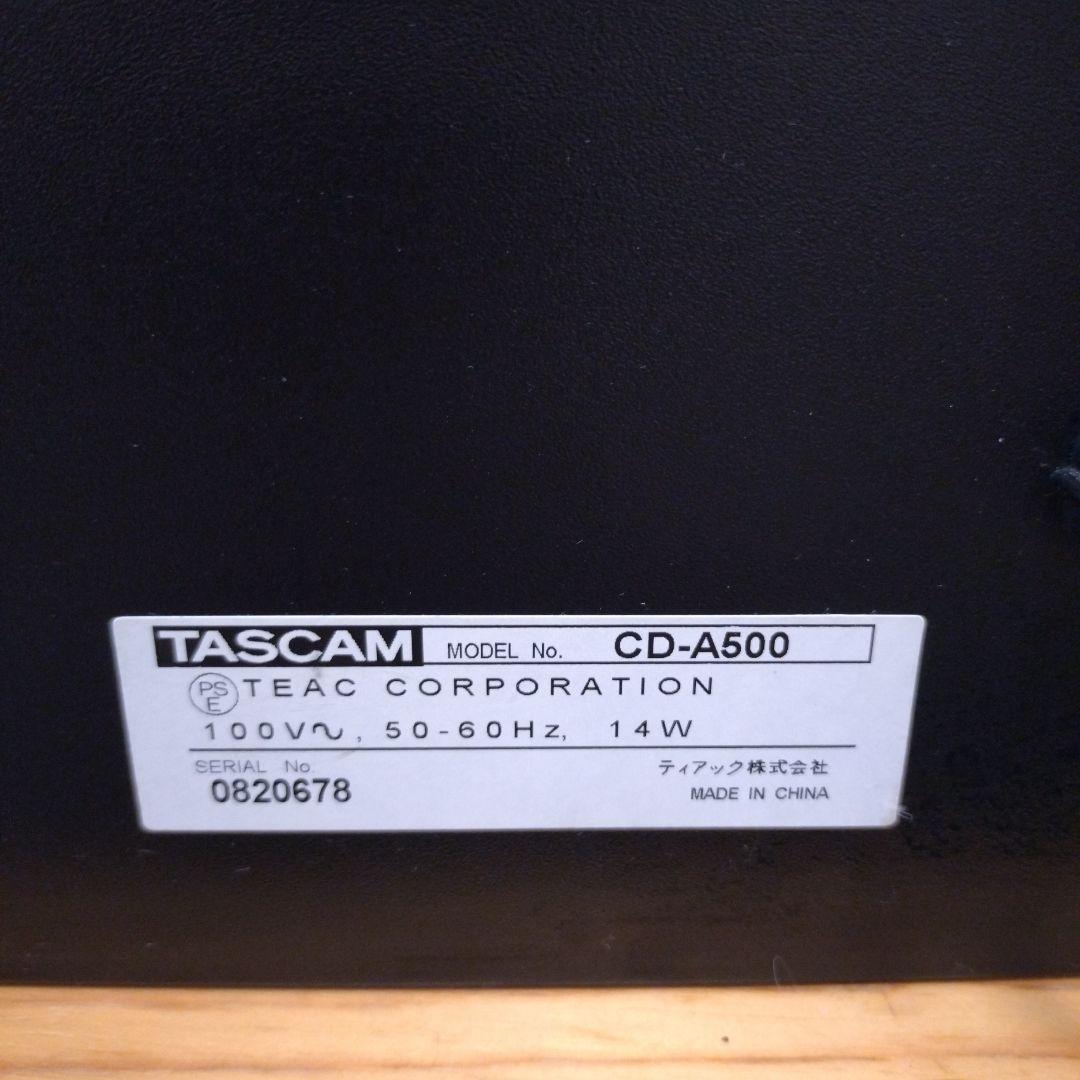 TASCAM CD-A500 CD・カセットデッキ CDカセットプレーヤー