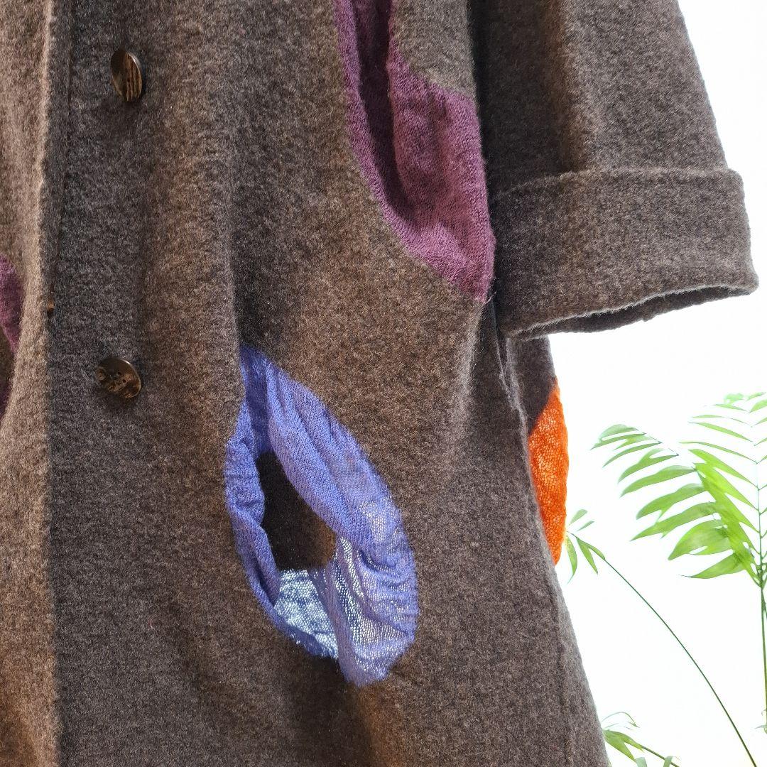 ウール混紡ジャケット 装飾刺繍付きキョンキョンさん専用