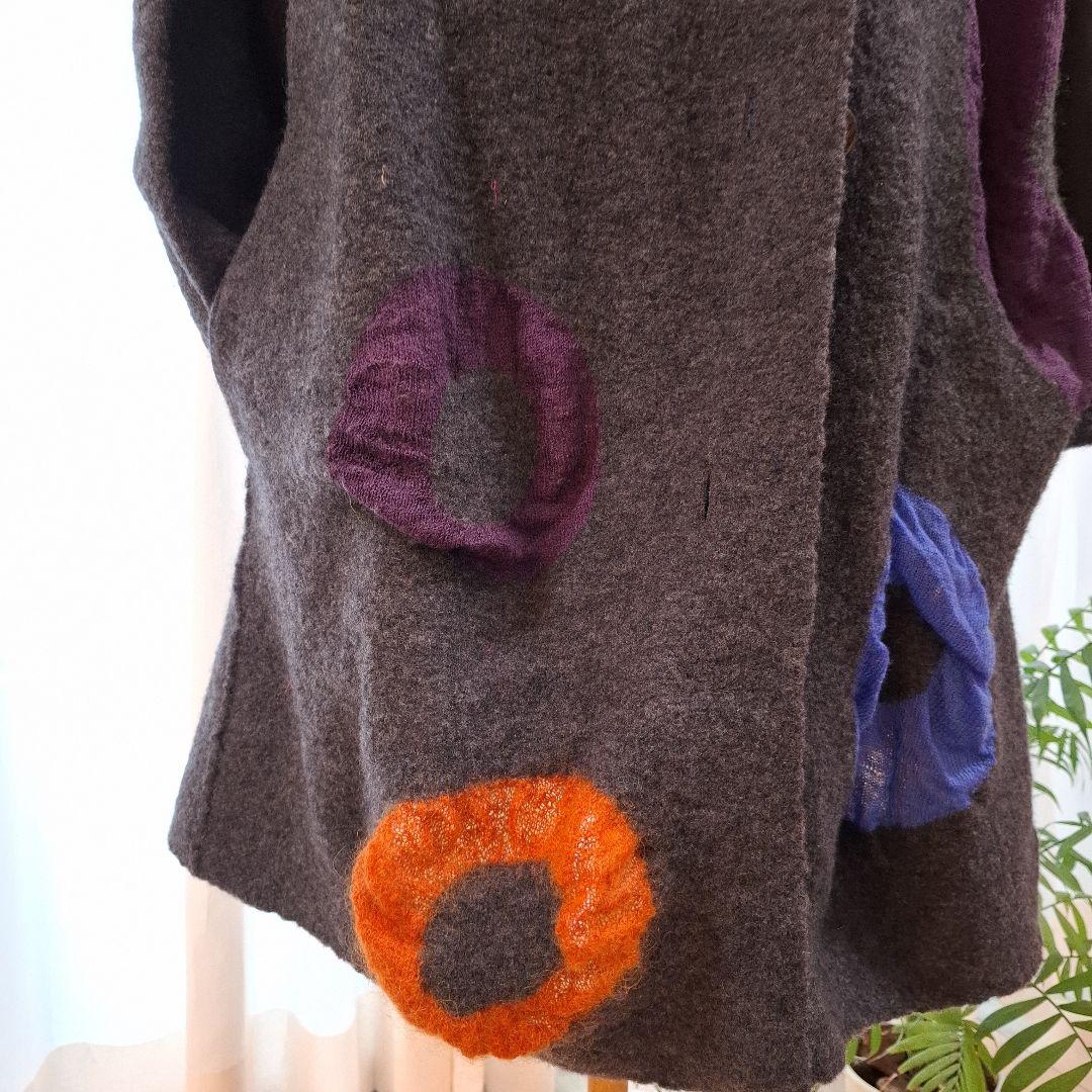 ウール混紡ジャケット 装飾刺繍付きキョンキョンさん専用