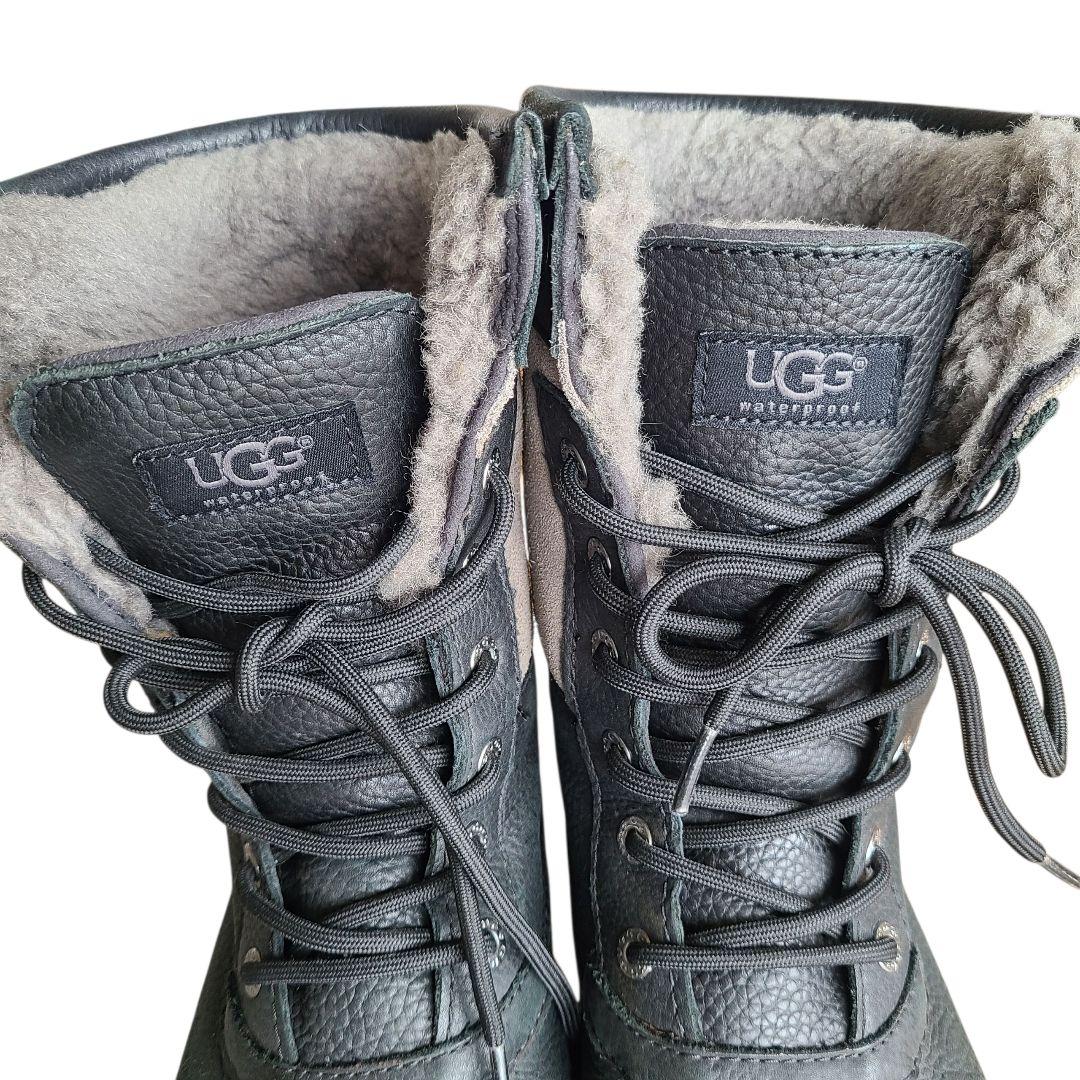 ★UGG アグ★ファー付きレザーブーツ★アディロンダックIII★24㎝★