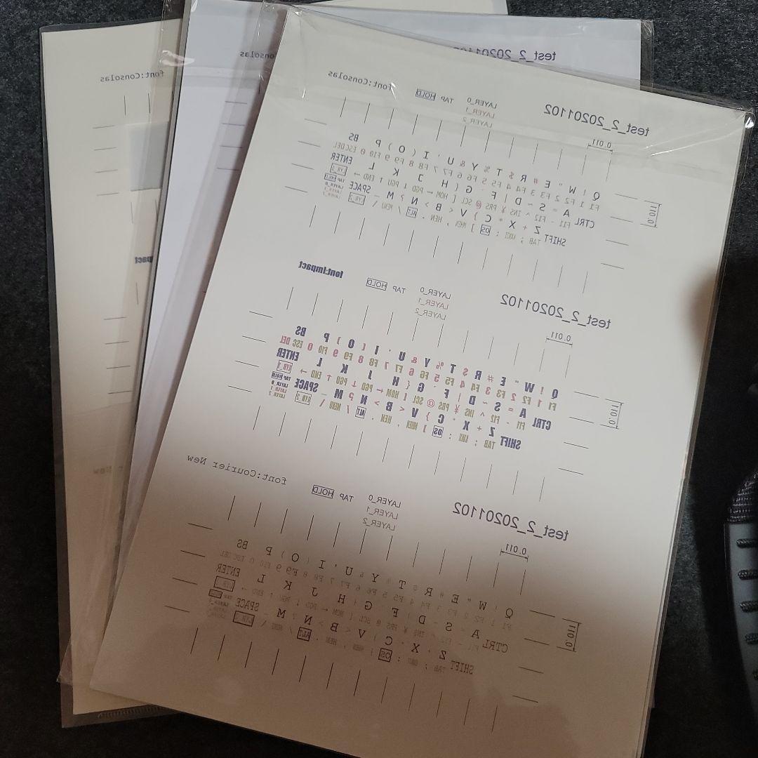 自作キーボード nomu30 limited edition ＋ 予備基板