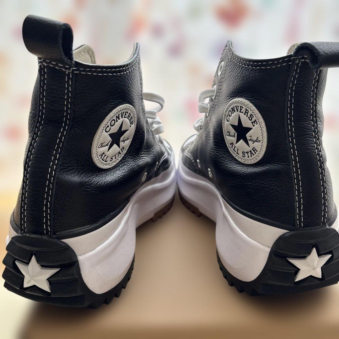 converse ランスターハイクレザーブラック A04292C