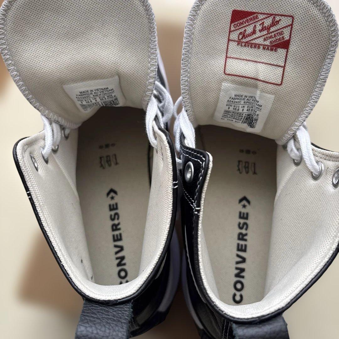 converse ランスターハイクレザーブラック A04292C