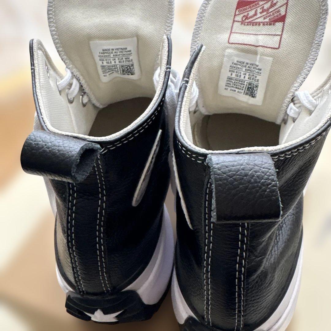 converse ランスターハイクレザーブラック A04292C