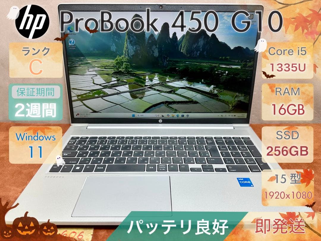 ＨＰ ProBook 450 G10 i5-1335U 16 256 15.6