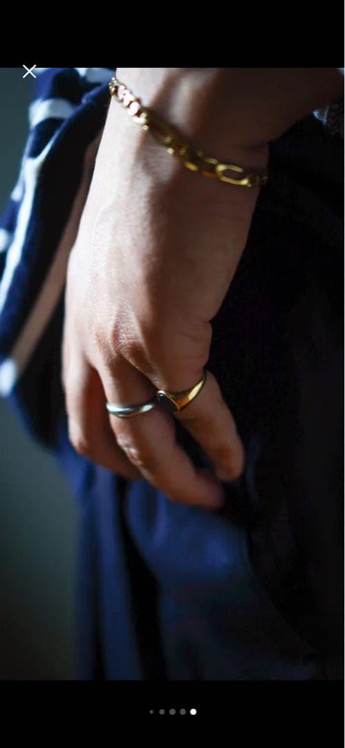 イエロー ゴールド シグネット リング