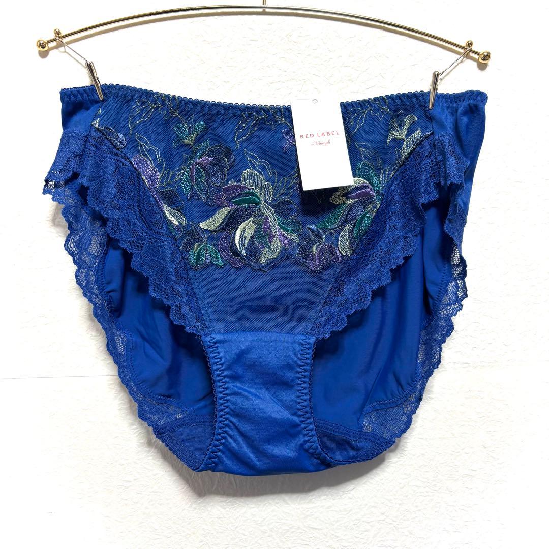 D75L トリンプ プレミアム 寄せアゲハ 花と油絵 ブラ＆ショーツ M008