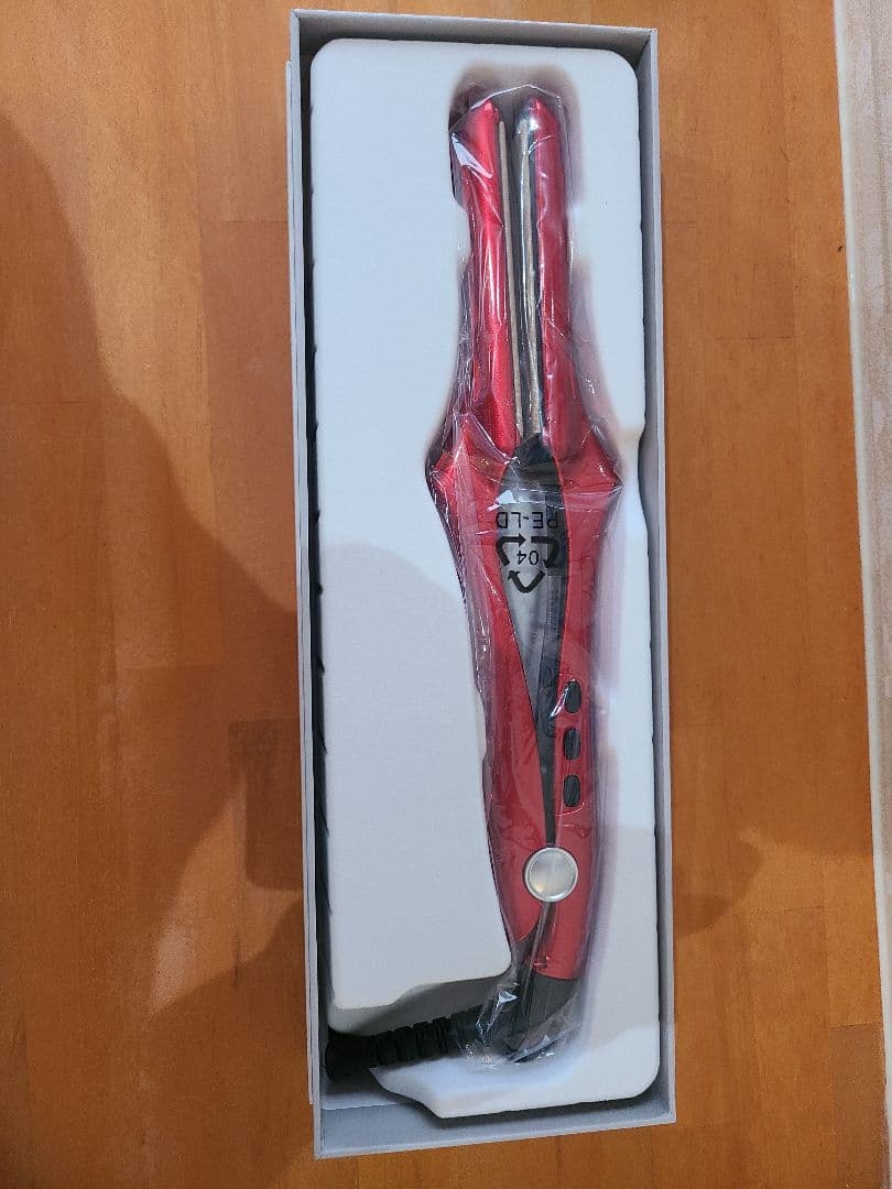 radiant ストレートヘアアイロン レッド 【28㎜】