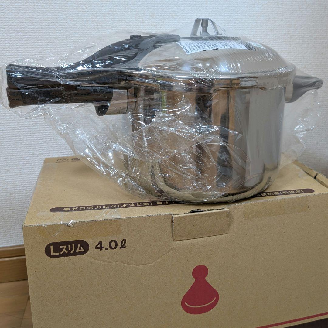 新品未使用　アサヒ軽金属　ゼロ活力なべ　L スリム４L　 IH対応