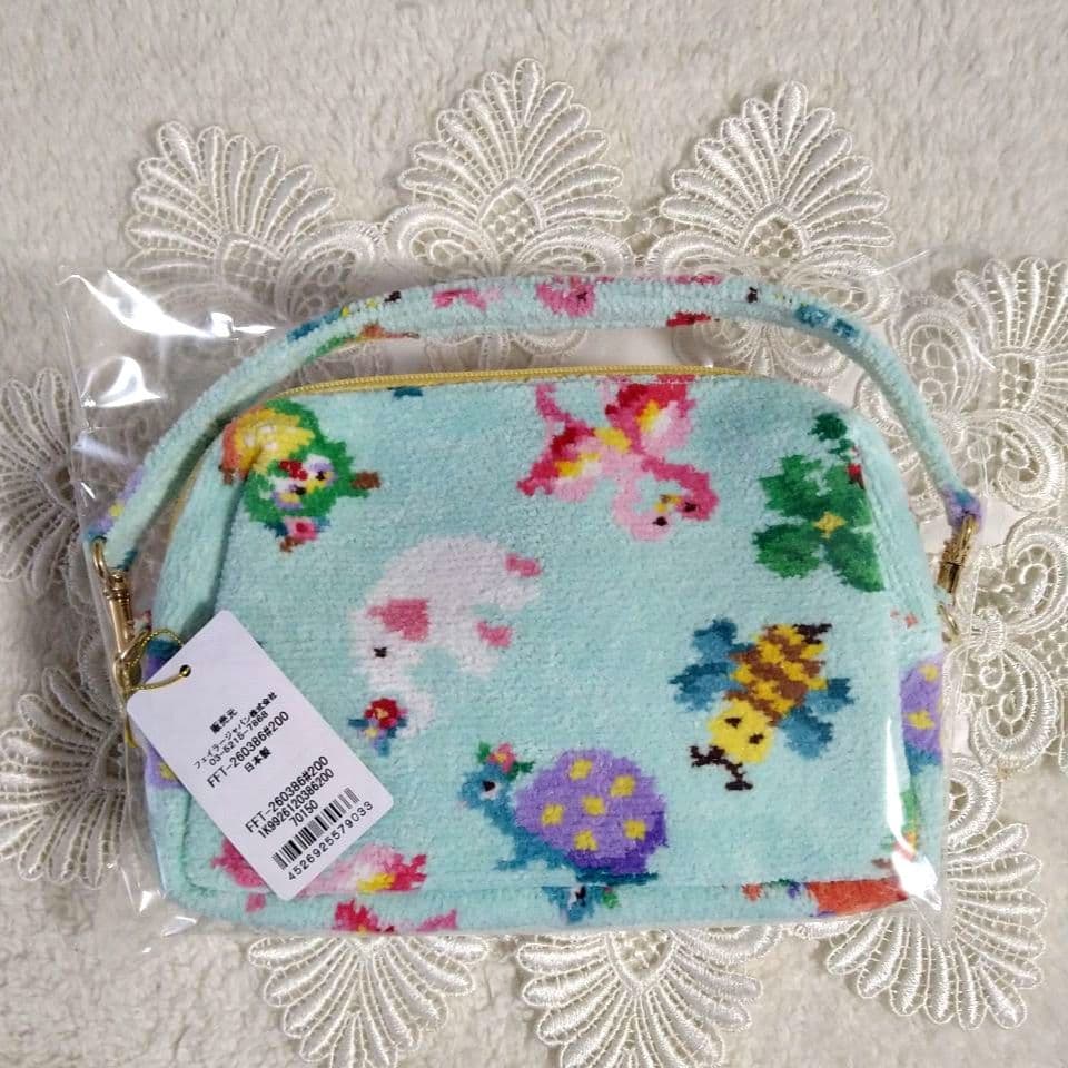 【抽選品】フェイラー×神崎恵さん コラボ♥ファンキーフォーチュン 手付きポーチ
