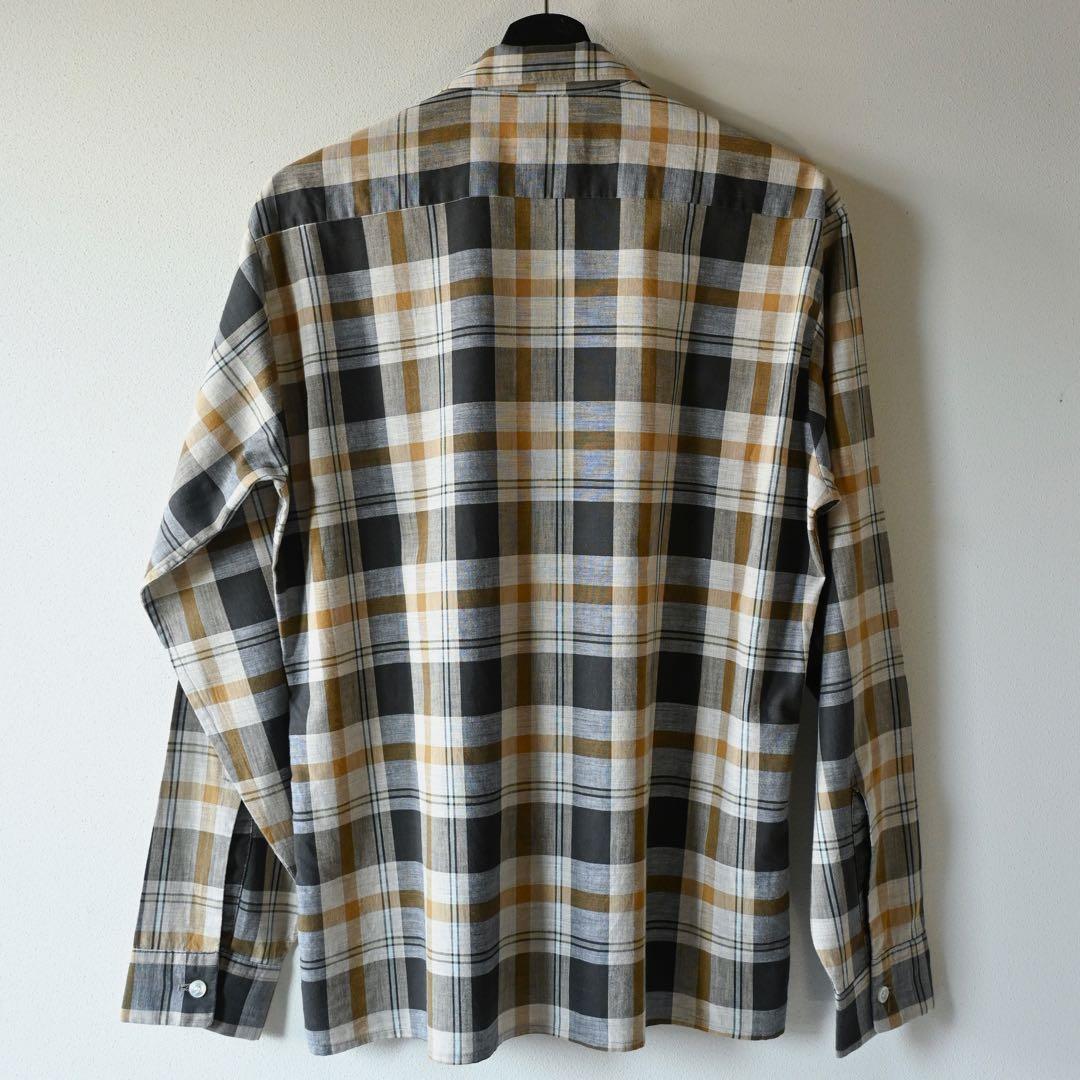 ア*オ様 60s vintage Manhattan 開襟 チェックシャツ コッ
