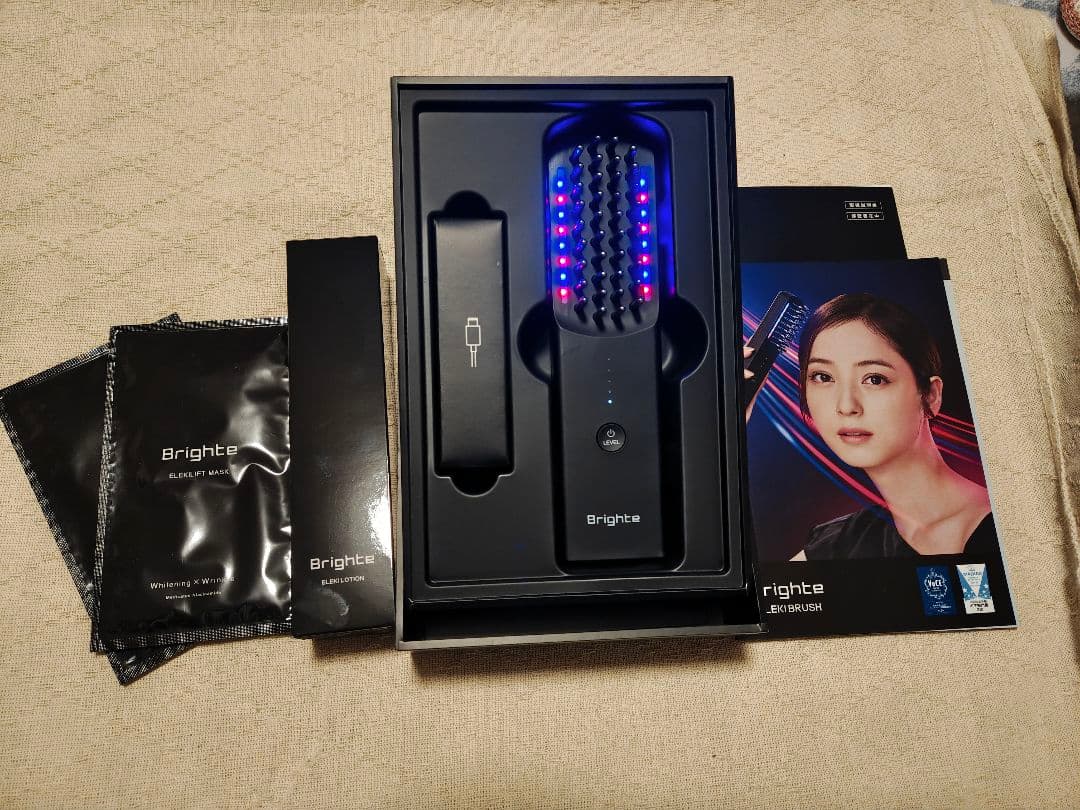 【ほぼ未使用】ブライトエレキブラシ ELEKI BRUSH 美顔ブラシ