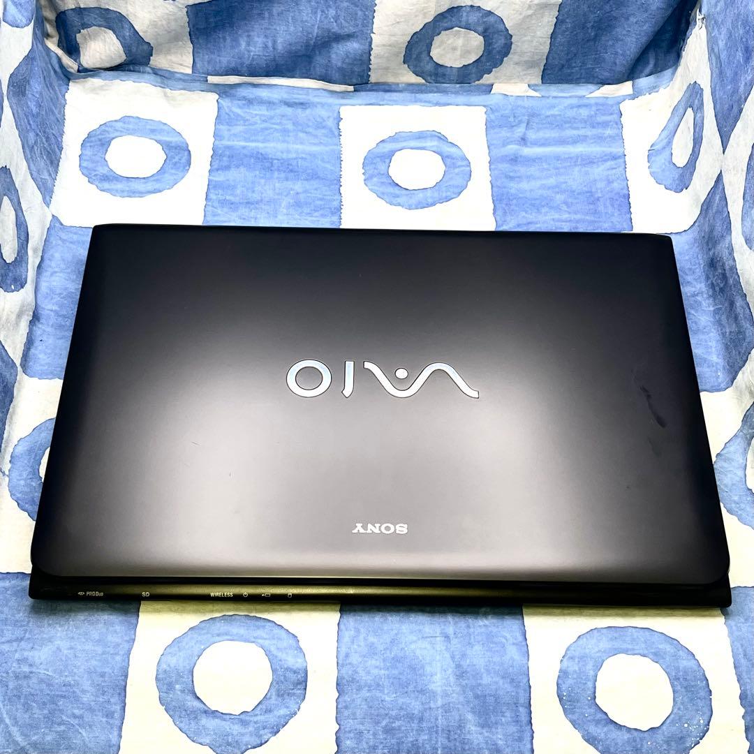 人気VAIO♡快適SSD☆高性能i5☆大人な黒ノートPC♪カメラ付！Win11