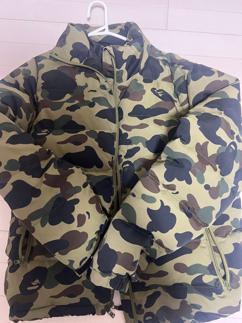 A BATHING APE 迷彩 ダウンジャケット