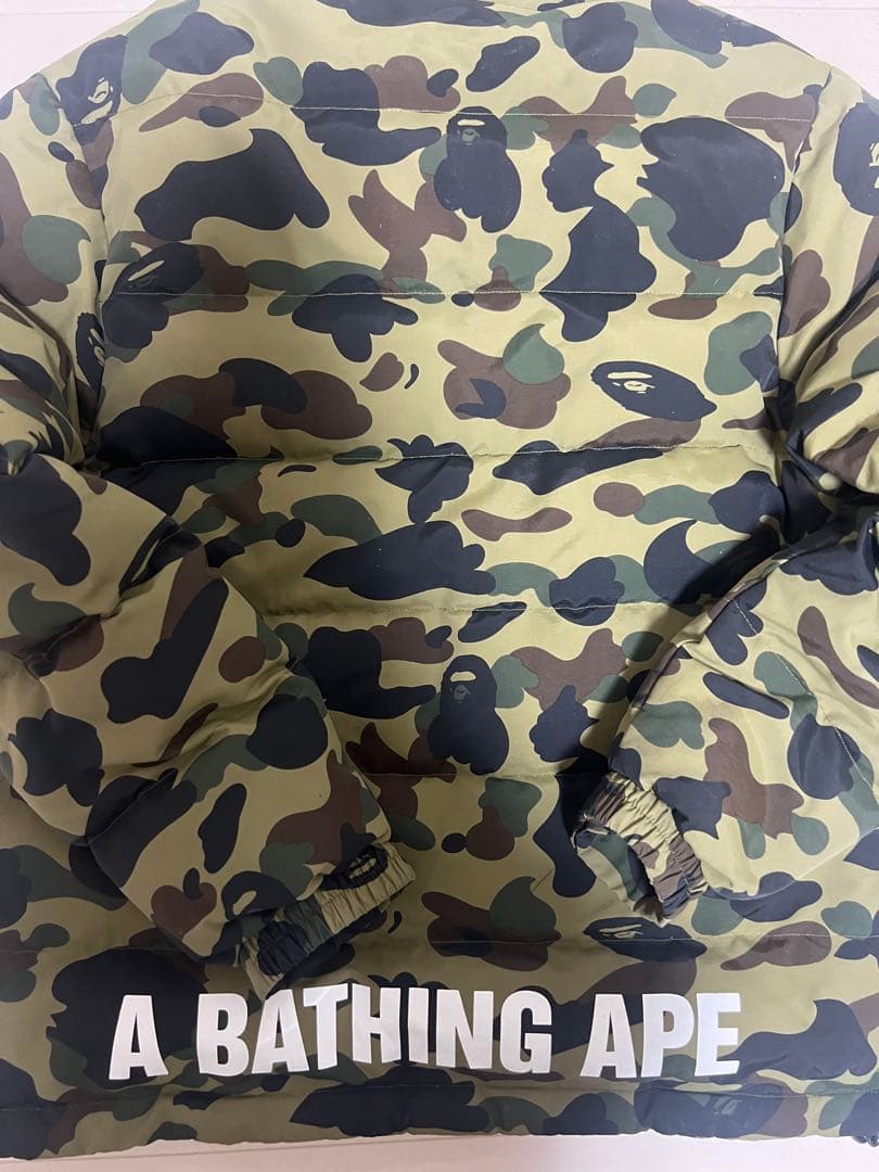 A BATHING APE 迷彩 ダウンジャケット